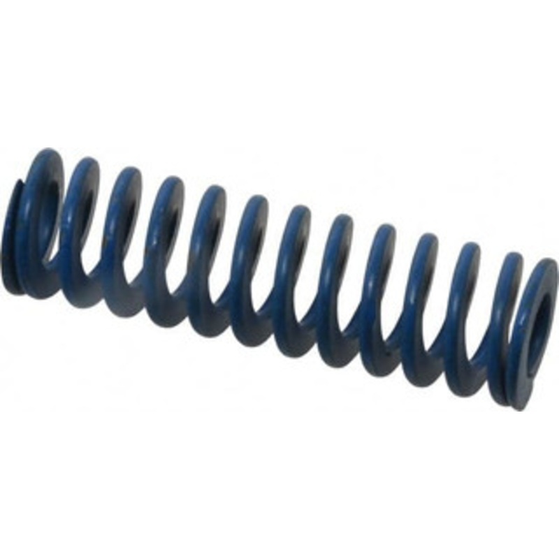 Associated Spring Raymond 3/4 Hole Diam, 3/8 Rod Diam, 2-1/2 Free Length, Blue Die Spring 150 Lb Max Deflection, 1.25 Max Deflection, Medium Duty, Chromium Alloy Steel 103-410 – 07660632