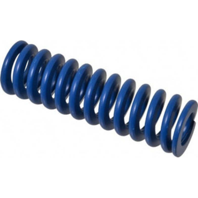 Associated Spring Raymond 40mm Hole Diam, 20mm Rod Diam, 5 Free Length, Blue Die Spring 3009.6001 N Max Deflection, 48mm Max Deflection, Medium Duty, Chromium Alloy Steel 204-720 – 67900142