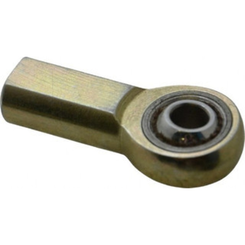 Made in USA 1/4 ID, 3/4 Max OD, 6,195 Lb Max Static Cap, Plain Female Spherical Rod End 1/4-28 RH, Alloy Steel with Steel Raceway JFX4T – 35398668