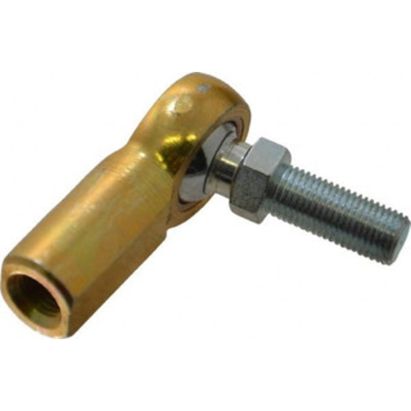 Made in USA 3/8 ID, 1 Max OD, 3,950 Lb Max Static Cap, Female Spherical Rod End with Stud 3/8-24 RH, Steel with Bronze Raceway F6SBY – 35398247