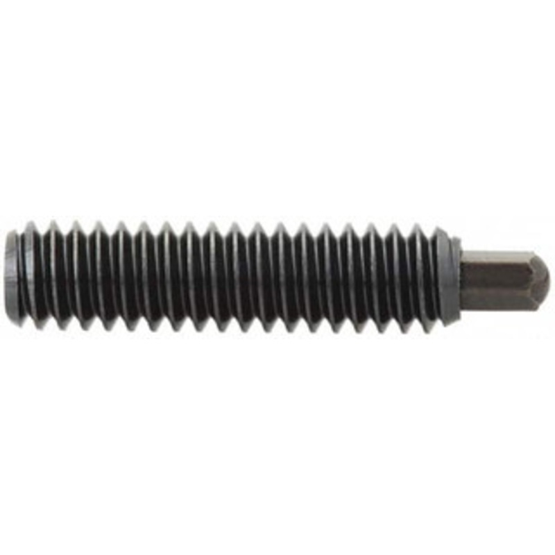 Vlier 1/4-20, 1 Thread Length, 3/16 Plunger Projection, Steel Threaded Spring Plunger 1/8 (Hex) Max Plunger Diam, 1 Plunger Length, 3 Lb Init End Force, 13 Lb Final End Force, 1/8 Hex H54 – 62118906