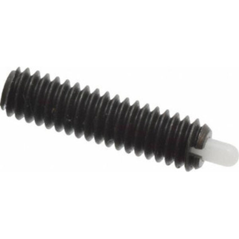 Vlier 8-32, 5/8 Thread Length, 3/32 Plunger Projection, Steel Threaded Spring Plunger 0.068 – 0.07 Max Plunger Diam, 5/8 Plunger Length, 0.7 Lb Init End Force, 2.3 Lb Final End Force NNS51 – 62118294