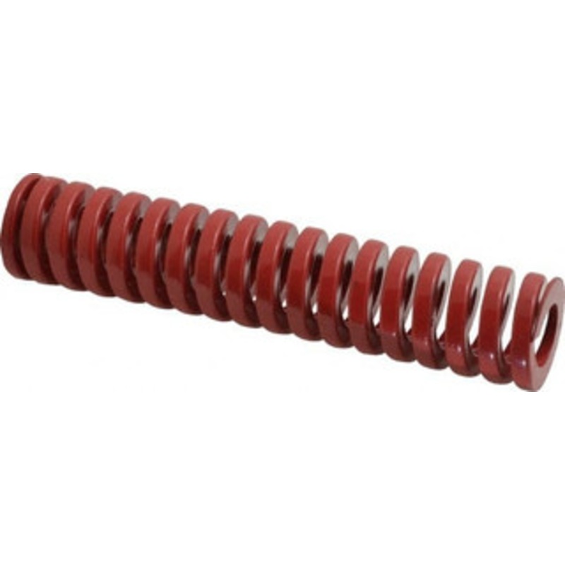 Danly 1-1/4 Hole Diam, 5/8 Rod Diam, 6 Free Length, Red Die Spring 44.9 Lb Max Deflection, 1.8 Max Deflection, Heavy Duty, Chromium Vanadium Steel 9-2024-26 – 76015114