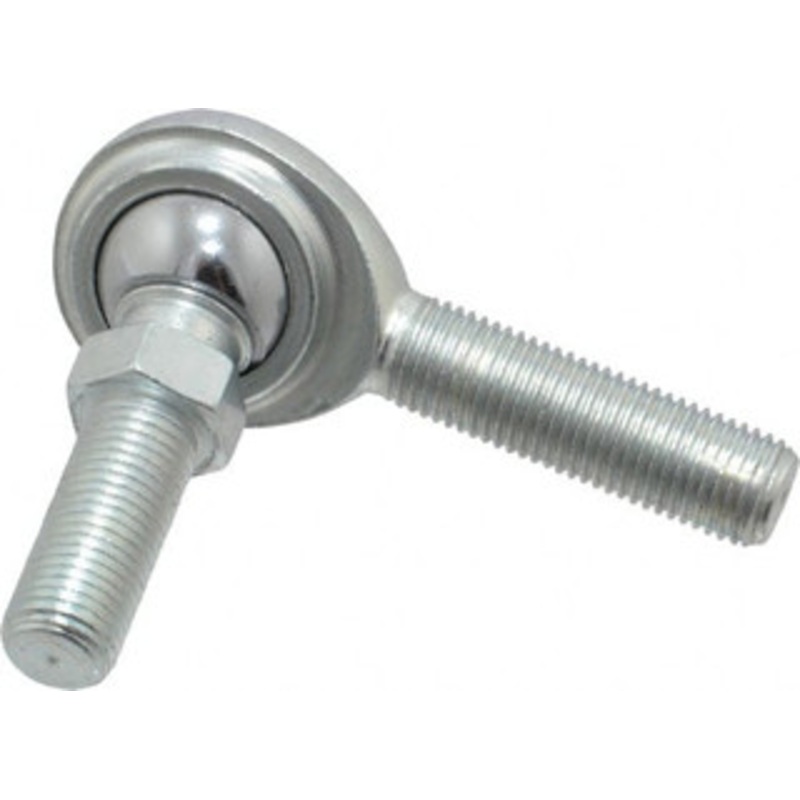 Made in USA 3/8 ID, 1 Max OD, 5,100 Lb Max Static Cap, Male Spherical Rod End with Stud 3/8-24 RH, Steel with Steel Raceway CM6Y – 35397777