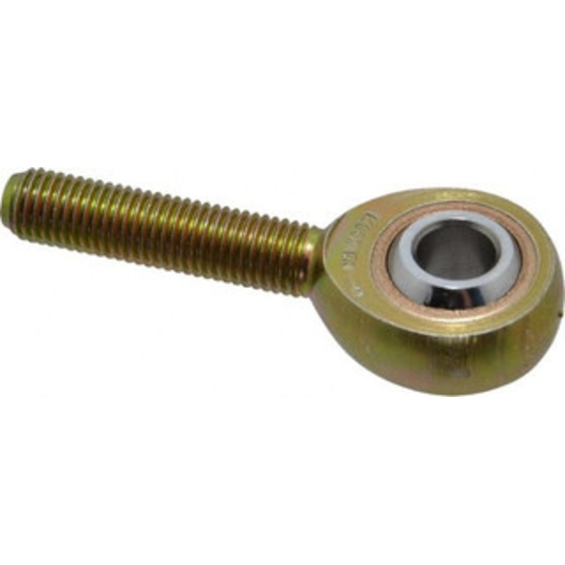Made in USA 5/16 ID, 7/8 Max OD, 2,796 Lb Max Static Cap, Plain Male Spherical Rod End 5/16-24 RH, Steel with Bronze Raceway M5SB – 35397991