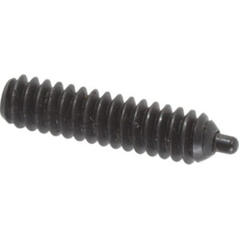 Vlier 6-32, 17/32 Thread Length, 1/16 Plunger Projection, Steel Threaded Spring Plunger 0.044 – 0.045 Max Plunger Diam, 17/32 Plunger Length, 0.5 Lb Init End Force, 1.5 Lb Final End Force, 0.063 Hex PH49 – 62119235