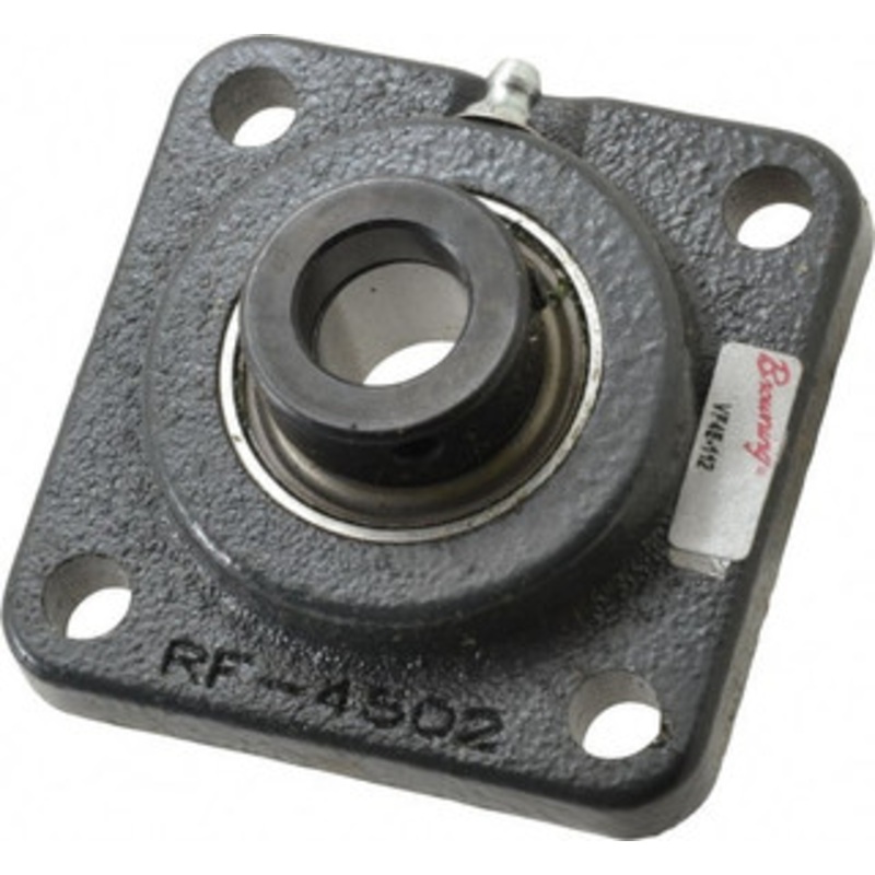 Browning VF4E-112 3/4 ID, 3-3/8 OAL x 3-3/8 OAH 4-Bolt Flange 1,444 Lb Static Cap, 2,611 Lb Dyn Cap, 2-1/2 Btw Mnt Hole Ctrs, Cast Iron VF4E-112 – 74572553