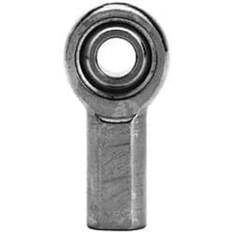 Made in USA 7/16 ID, 1-1/8 Max OD, 10,290 Lb Max Static Cap, Female Spherical Rod End with Stud 7/16-20 RH, Alloy Steel with Steel Raceway JFX7TY – 35398791