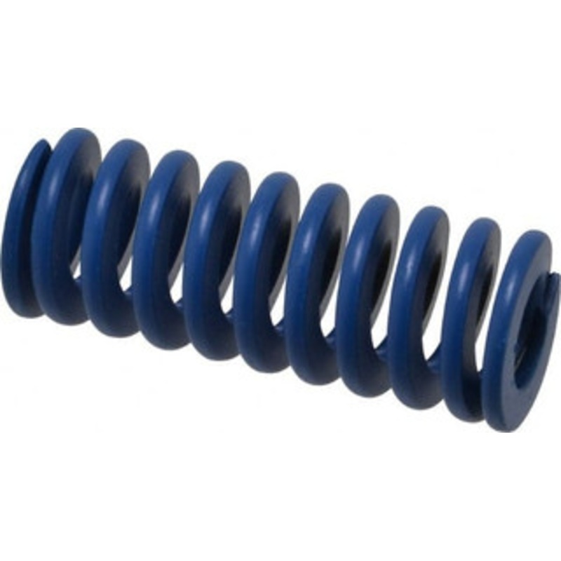 Associated Spring Raymond 25mm Hole Diam, 12.5mm Rod Diam, 2-1/2 Free Length, Blue Die Spring 1272 N Max Deflection, 24mm Max Deflection, Medium Duty, Chromium Alloy Steel 204-510 – 67899823