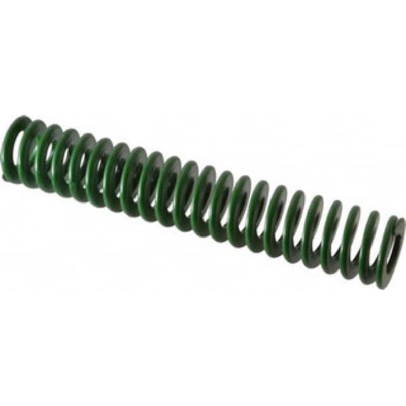 Associated Spring Raymond 25mm Hole Diam, 12.5mm Rod Diam, 5-1/2 Free Length, Green Die Spring 856.8 N Max Deflection, 56mm Max Deflection, Light Duty, Chromium Alloy Steel 203-522 – 67898817