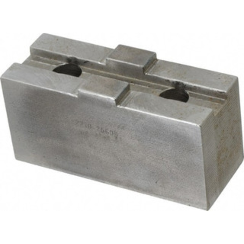 Atlas Workholding Tongue & Groove Attachment, Square Soft Lathe Chuck Jaw Steel, 2.12 Btw Mount Hole Ctrs, 3-15/16 Long x 1-1/2 Wide x 1.87 High, 1/2 Groove 2210-25609 – 85029114