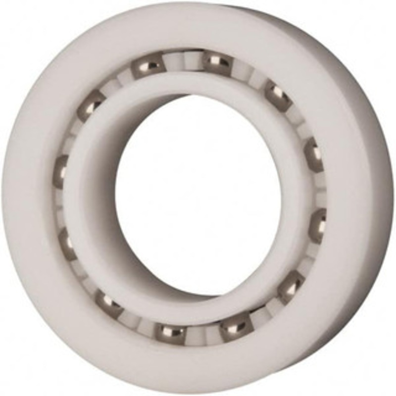 Made in USA 25mm Bore Diam, 47mm OD, Open Plastic Race Radial Ball Bearing 12mm Wide, 1 Row, Round Bore, 61 Lb Static Capacity, 92 Lb Dynamic Capacity A6005-6 – 35437714