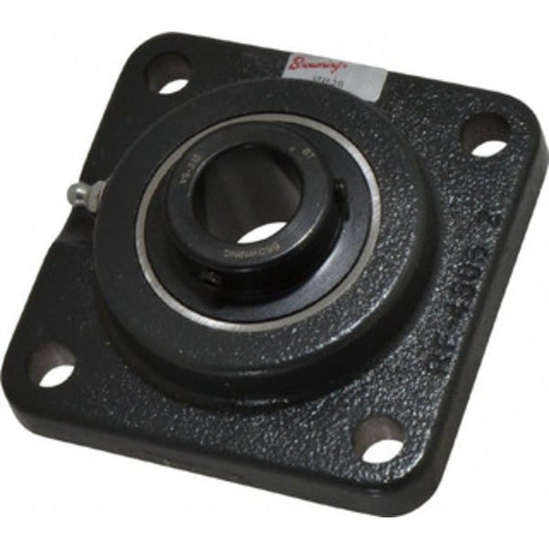 Browning VF4S-316 1 ID, 4-1/4 OAL x 4-1/4 OAH 4-Bolt Flange 2,567 Lb Static Cap, 4,381 Lb Dyn Cap, 3-1/4 Btw Mnt Hole Ctrs, Cast Iron VF4S-316 – 04716817