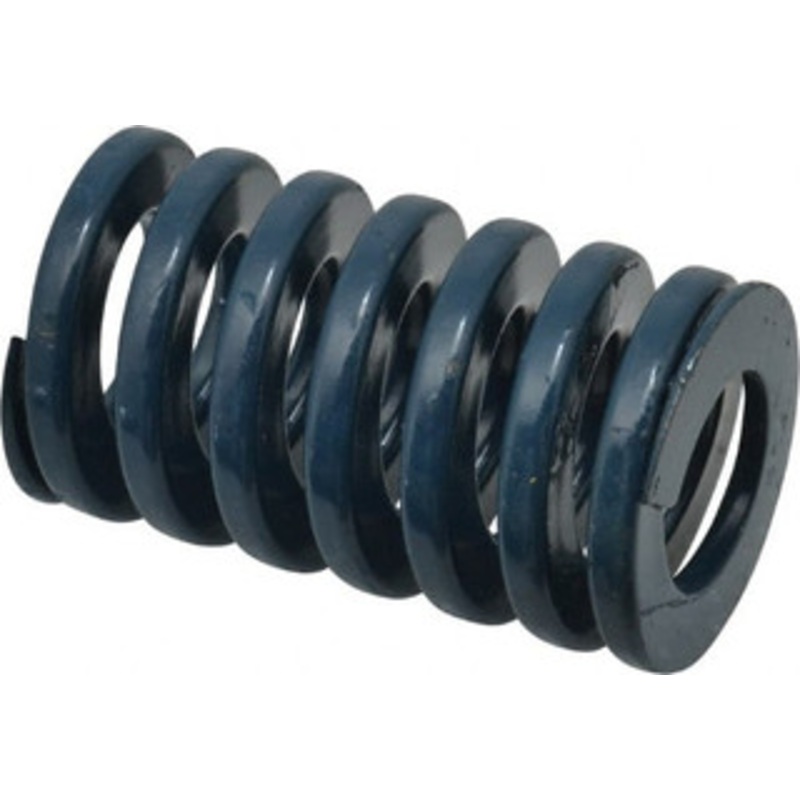 Danly 1-1/2 Hole Diam, 3/4 Rod Diam, 2-1/2 Free Length, Blue Die Spring 73.5 Lb Max Deflection, 0.94 Max Deflection, Medium Duty, Chromium Vanadium Steel 9-2410-21 – 76013226