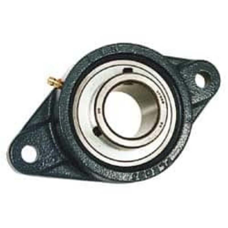 Value Collection 1-1/8 ID, 3-5/32 OAW x 5-13/16 OAL x 3-5/32 OAH 2-Bolt High Temperature Flange Bearing 2,500 Lb Static Cap, 4,300 Lb Dyn Cap, 4.594 Btw Mnt Hole Ctrs, 45/64 Base-to-Ctr Ht, Cast Iron UCFL206-18HT – 05550694