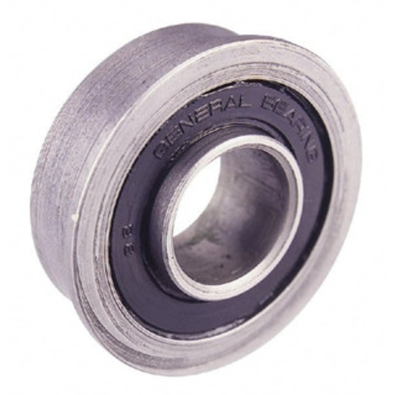 Value Collection 3/8 Bore Diam, 29/32 OD, Double Seal Unground Retainer Type Radial Ball Bearing With Flange, 1 Row, Round Bore, 450 Lb Dynamic Capacity 31562-88 – 01377928