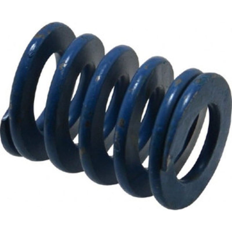 Associated Spring Raymond 1 Hole Diam, 1/2 Rod Diam, 1-1/4 Free Length, Blue Die Spring 281.3 Lb Max Deflection, 0.63 Max Deflection, Medium Duty, Chromium Alloy Steel 103-505 – 07660756