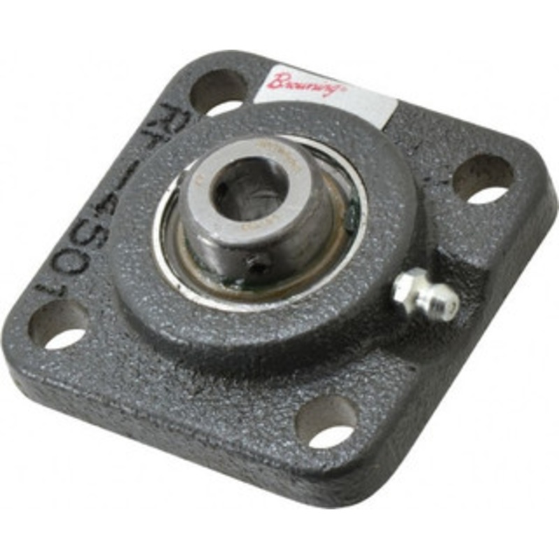 Browning VF4S-108 1/2 ID, 3 OAL x 3 OAH 4-Bolt Flange 1,444 Lb Static Cap, 2,611 Lb Dyn Cap, 2-1/8 Btw Mnt Hole Ctrs, Cast Iron VF4S-108 – 72472087