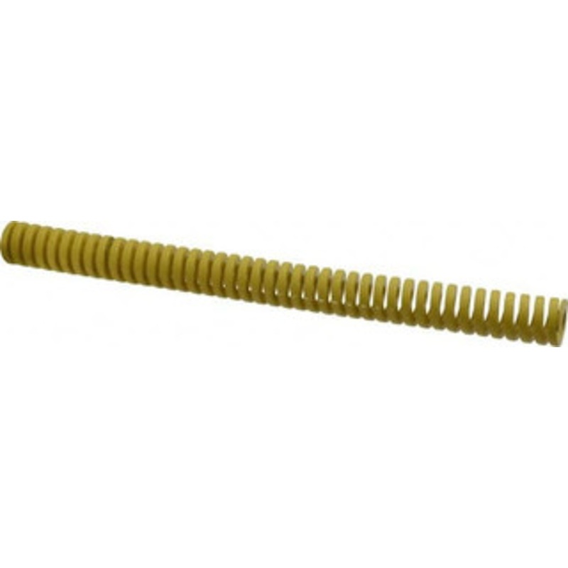 Danly 1 Hole Diam, 1/2 Rod Diam, 12 Free Length, Yellow Die Spring 16.9 Lb Max Deflection, 3 Max Deflection, Extra Heavy Duty, Chromium Vanadium Steel 9-1648-36 – 76016963