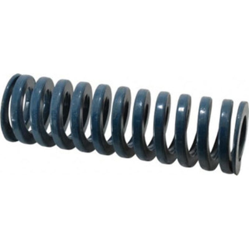 Danly 2-1/2 Hole Diam, 1-1/2 Rod Diam, 8 Free Length, Blue Die Spring 55 Lb Max Deflection, 3 Max Deflection, Medium Duty, Chromium Vanadium Steel 9-4032-21 – 76013689