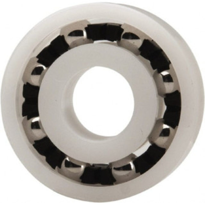 Made in USA 8mm Bore Diam, 22mm OD, Open Plastic Race Radial Ball Bearing 7mm Wide, 1 Row, Round Bore, 33 Lb Static Capacity, 42 Lb Dynamic Capacity A608-6 – 35437656