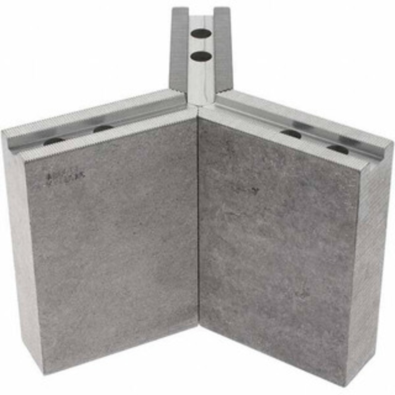 Abbott Workholding 1.5mm x 60 Serrated Attachment, Square Soft Lathe Chuck Jaw 3 Jaws, Aluminum, 1.1811 Btw Mount Hole Ctrs, 4-1/2 Long x 1-1/2 Wide x 6 High, 0.6299 Groove, 0.4724 & 12mm Fastener KTT10A6 – 56224892