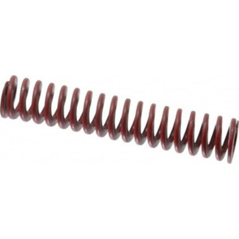 Associated Spring Raymond 1 Hole Diam, 1/2 Rod Diam, 5 Free Length, Red Die Spring 266.4 Lb Max Deflection, 1.85 Max Deflection, Medium Heavy Duty, Chromium Alloy Steel 104-520 – 07661812