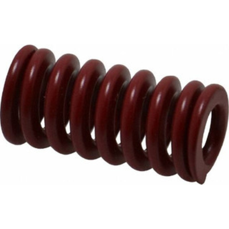 Associated Spring Raymond 16mm Hole Diam, 8mm Rod Diam, 1-1/4 Free Length, Red Die Spring 506.9 N Max Deflection, 9.6mm Max Deflection, Strong Duty, Chromium Alloy Steel 205-305 – 67900639