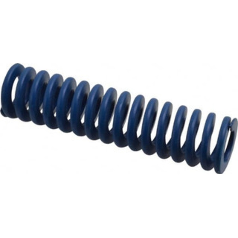 Associated Spring Raymond 25mm Hole Diam, 12.5mm Rod Diam, 4 Free Length, Blue Die Spring 1254 N Max Deflection, 38mm Max Deflection, Medium Duty, Chromium Alloy Steel 204-516 – 67899856