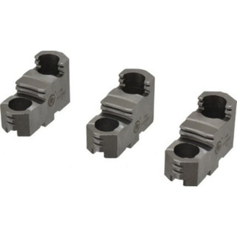 Bison 6 Max Chuck Diam Tongue & Groove Hard Lathe Chuck Top Jaws Steel, 0.984 OAW x 2.638 OAL x 1.634 OAH 7-883-306 – 08579450