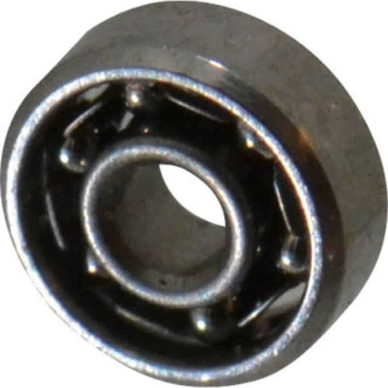 Value Collection 0.04 Bore Diam, 1/8 OD, Open Miniature Radial Ball Bearing 3/64 Wide, 1 Row, Round Bore, 6 Lb Static Capacity, 22 Lb Dynamic Capacity SR09 – 35380401