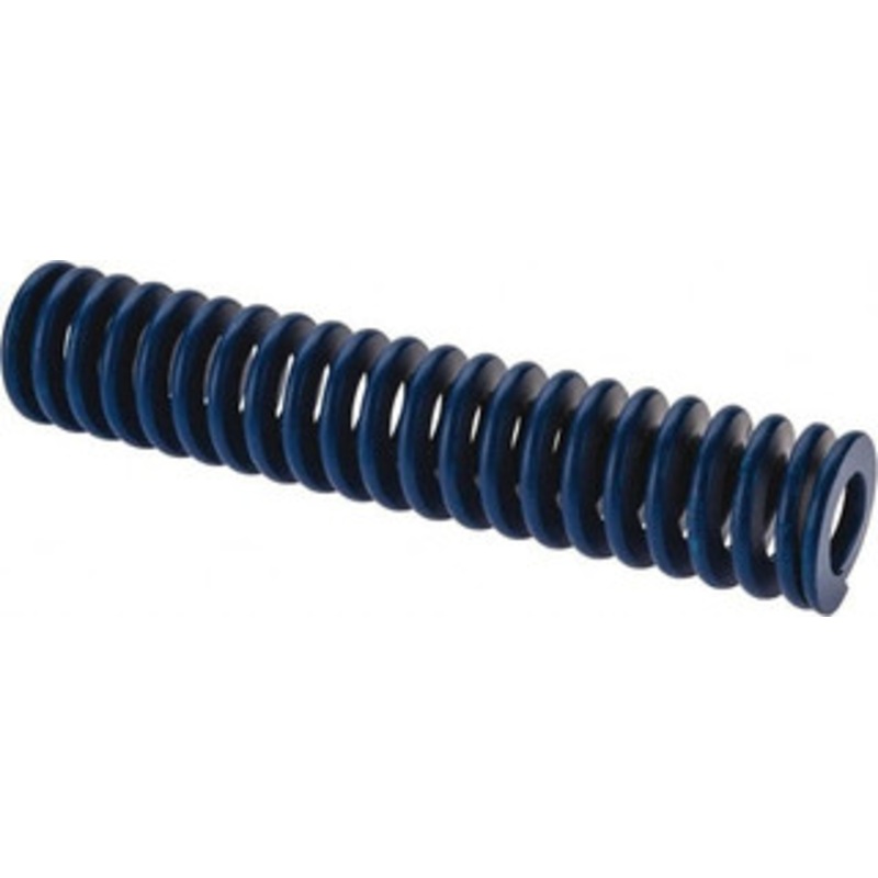Associated Spring Raymond 50mm Hole Diam, 25mm Rod Diam, 10 Free Length, Blue Die Spring 4170.5 N Max Deflection, 95mm Max Deflection, Medium Duty, Chromium Alloy Steel 204-840 – 67900324
