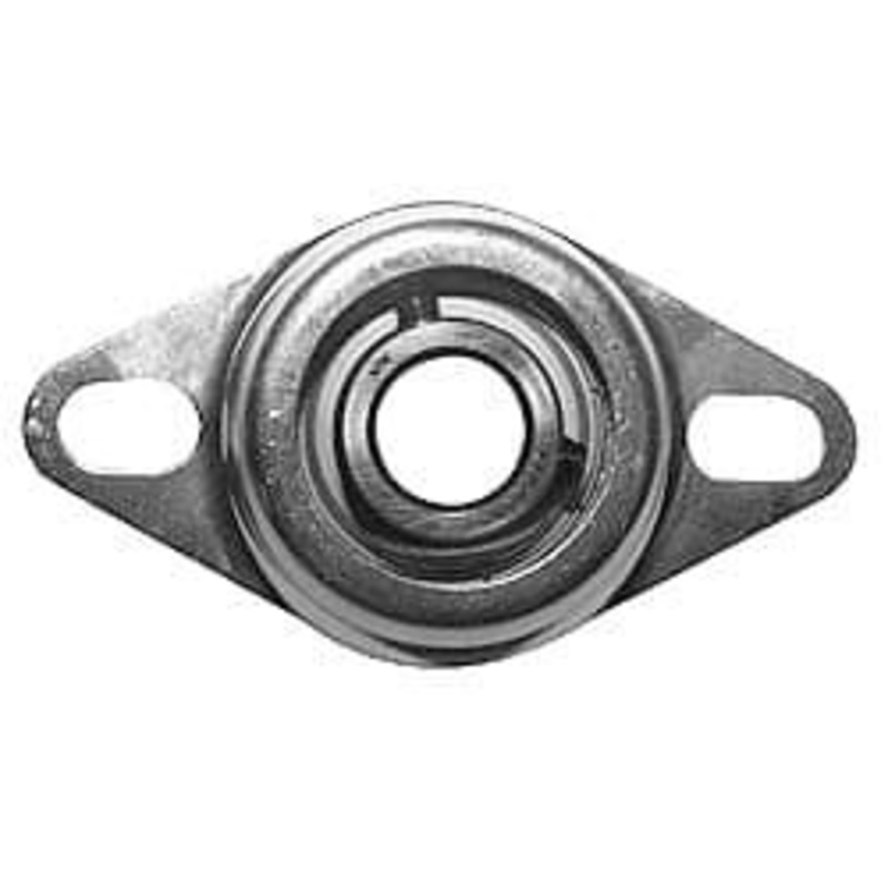 Value Collection 1 ID, 1.2205 OAL x 4-1/2 OAH 2-Bolt Flange 1,740 Lb Static Cap, 3,100 Lb Dyn Cap, 3-3/8 Btw Mnt Hole Ctrs, Stamped Steel Rubber Mount SARFL20516FP7 – 05546940
