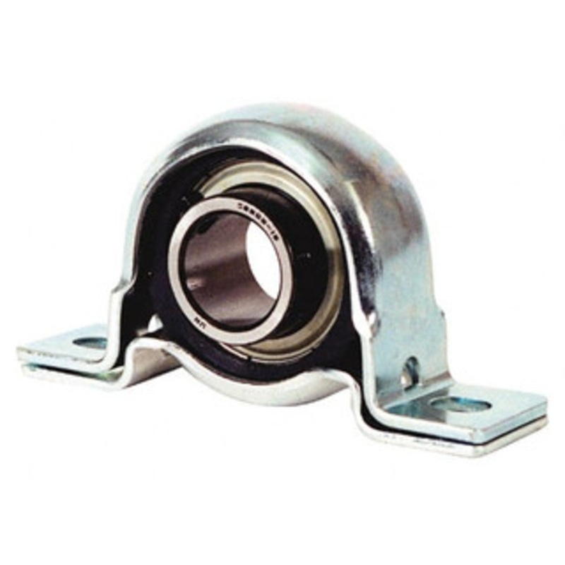 Value Collection 7/8 ID, 4.5937 OAL x 2-5/8 OAH Pillow Block 1,740 Lb Static Cap, 3,100 Lb Dyn Cap, 3-3/4 Btw Mnt Hole Ctrs, 1-5/16 Base-to-Ctr Ht, Stamped Steel Rubber Mount RPB14S – 05550330