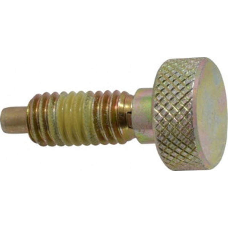 Vlier 3/8-16, 3/4 Thread Length, 0.185 Max Plunger Diam, 1 Lb Init to 8 Lb Final End Force, Knob Handle Plunger Knurled Knob, 0.94 Body Length, 3/4 Length Under Head/Shoulder, 0.218 Plunger Projection SL375P – 62123880