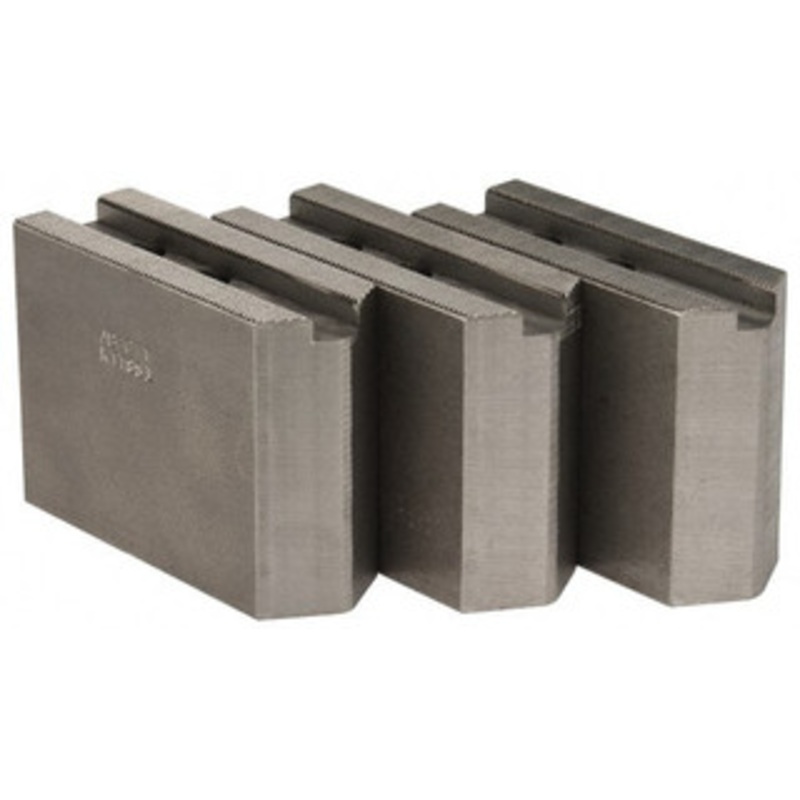 Abbott Workholding 1.5mm x 60 Serrated Attachment, Square Soft Lathe Chuck Jaw 3 Jaws, Steel, 63/64 Btw Mount Hole Ctrs, 4 Long x 1-1/2 Wide x 3 High, 0.5512 Groove, 0.4724 & 12mm Fastener KTT8S1 – 59451443