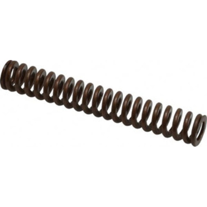 Associated Spring Raymond 5/8 Hole Diam, 11/32 Rod Diam, 4 Free Length, Gold Die Spring 129.6 Lb Max Deflection, 1.2 Max Deflection, Heavy Duty, Chromium Alloy Steel 105-316 – 07662521
