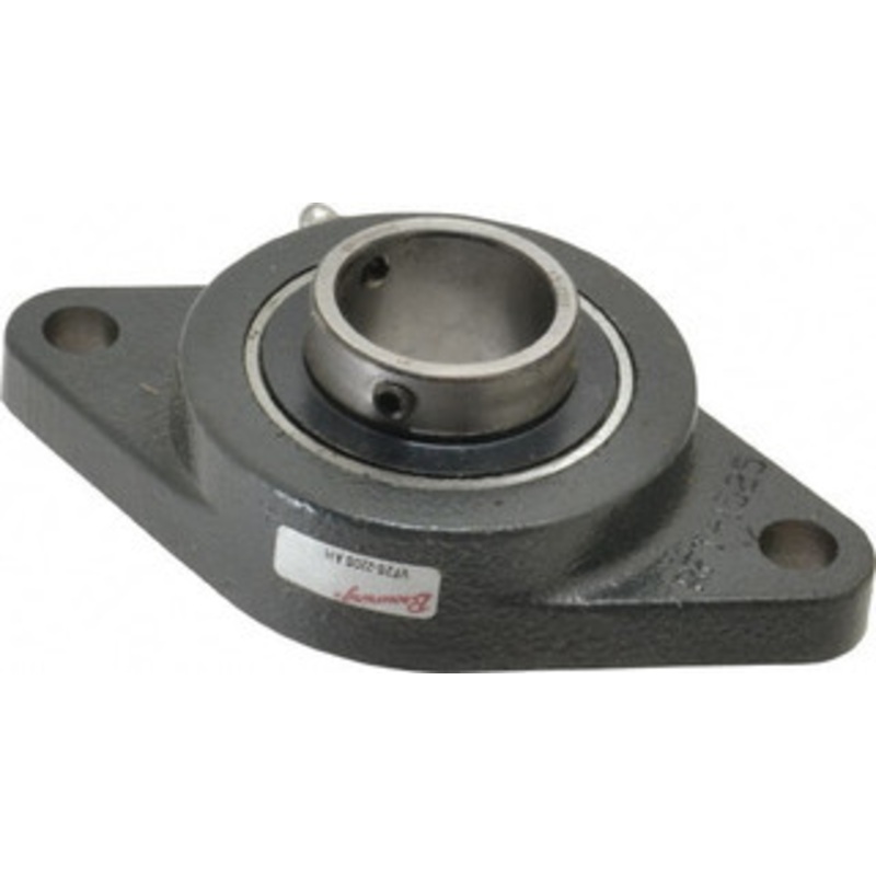 Browning VF2S-220S AH 1-1/4 ID, 5-9/16 OAL x 3-1/8 OAH 2-Bolt Flange Air Handling 2,567 Lb Static Cap, 4,381 Lb Dyn Cap, 4-19/32 Btw Mnt Hole Ctrs, Cast Iron VF2S-220S AH – 09370818