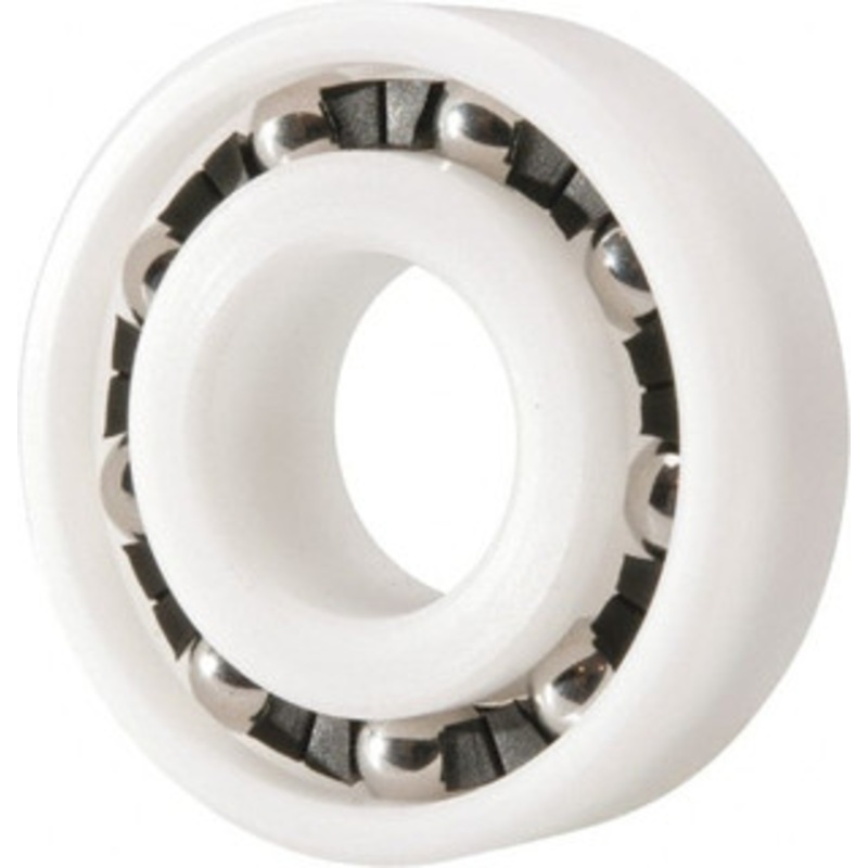 Made in USA 17mm Bore Diam, 40mm OD, Open Plastic Race Radial Ball Bearing 12mm Wide, 1 Row, Round Bore, 46 Lb Static Capacity, 69 Lb Dynamic Capacity A6203-6 – 35437755