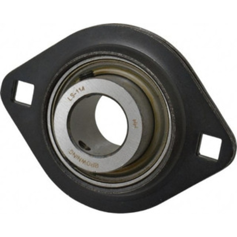 Browning SSF2S-114 7/8 ID, 3-3/4 OAL x 2-13/16 OAH 2-Bolt Flange 1,651 Lb Static Cap, 2,801 Lb Dyn Cap, 3 Btw Mnt Hole Ctrs, 1-13/32 Base-to-Ctr Ht, Stamped Steel SSF2S-114 – 80472103