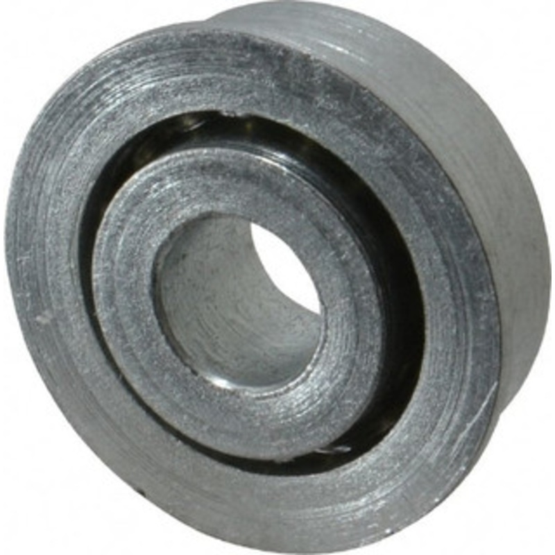 Value Collection 3/8 Bore Diam, 1-1/16 OD, Open Unground Full Complement Radial Ball Bearing With Flange, 1 Row, Round Bore, 509 Lb Dynamic Capacity 31910-01 – 01377225