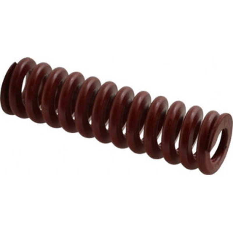 Associated Spring Raymond 25mm Hole Diam, 12.5mm Rod Diam, 3-1/2 Free Length, Red Die Spring 2268 N Max Deflection, 27mm Max Deflection, Strong Duty, Chromium Alloy Steel 205-514 – 67900936