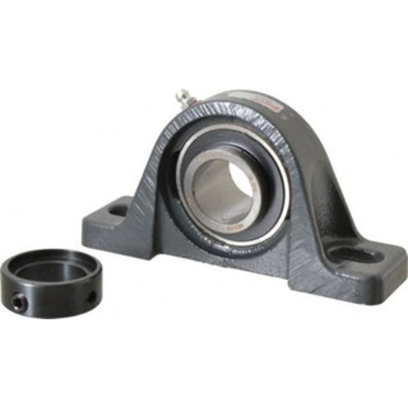 Browning VPLE-219 1-3/16 ID, 6-3/16 OAL x 3-5/32 OAH Pillow Block 2,567 Lb Static Cap, 4,381 Lb Dyn Cap, 4-5/8 Btw Mnt Hole Ctrs, 1-9/16 Base-to-Ctr Ht, Cast Iron VPLE-219 – 85365484
