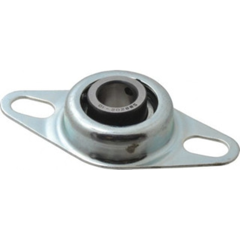 Value Collection 5/8 ID, 1.126 OAL x 4 OAH 2-Bolt Flange 1,060 Lb Static Cap, 2,110 Lb Dyn Cap, 3 Btw Mnt Hole Ctrs, Stamped Steel Rubber Mount SBRFL20210KG5 – 35432111