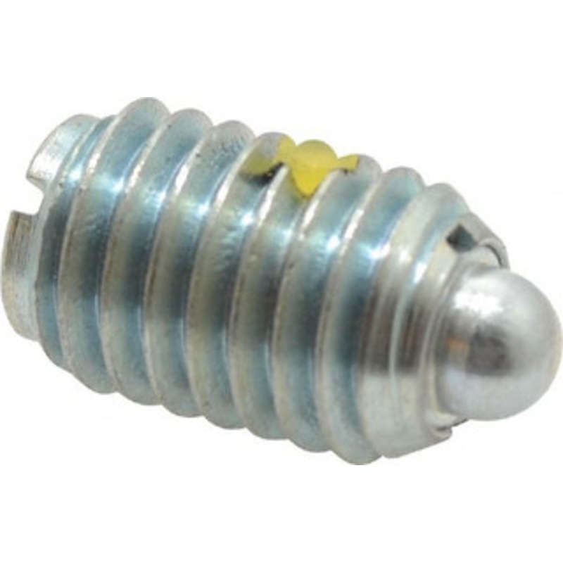Vlier 1/2-13, 3/4 Thread Length, 0.151 Plunger Projection, Steel Threaded Spring Plunger 1/4 Max Plunger Diam, 0.75 Plunger Length, 1.75 Lb Init End Force, 5.5 Lb Final End Force M61N – 62120092