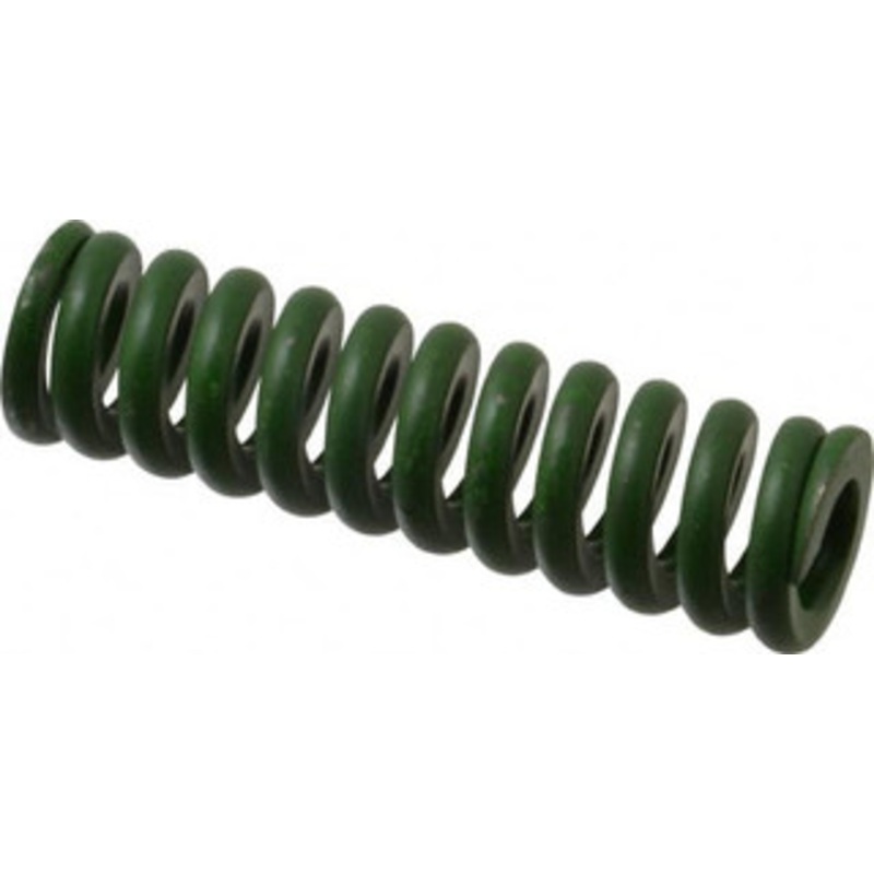 Associated Spring Raymond 1 Hole Diam, 1/2 Rod Diam, 3-1/2 Free Length, Green Die Spring 546 Lb Max Deflection, 0.88 Max Deflection, Extra Heavy Duty, Chromium Alloy Steel 106-514 – 07663693