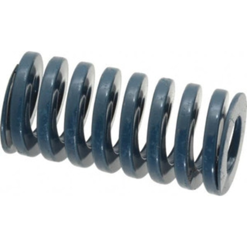 Danly 1 Hole Diam, 1/2 Rod Diam, 2 Free Length, Blue Die Spring 41 Lb Max Deflection, 0.75 Max Deflection, Medium Duty, Chromium Vanadium Steel 9-1608-21 – 76012855