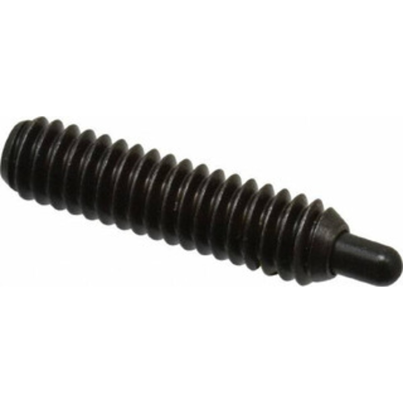 Vlier 1/4-20, 1 Thread Length, 3/16 Plunger Projection, Steel Threaded Spring Plunger 0.117 – 0.118 Max Plunger Diam, 1 Plunger Length, 3 Lb Init End Force, 13 Lb Final End Force, 0.079 Hex PH54N – 62119383