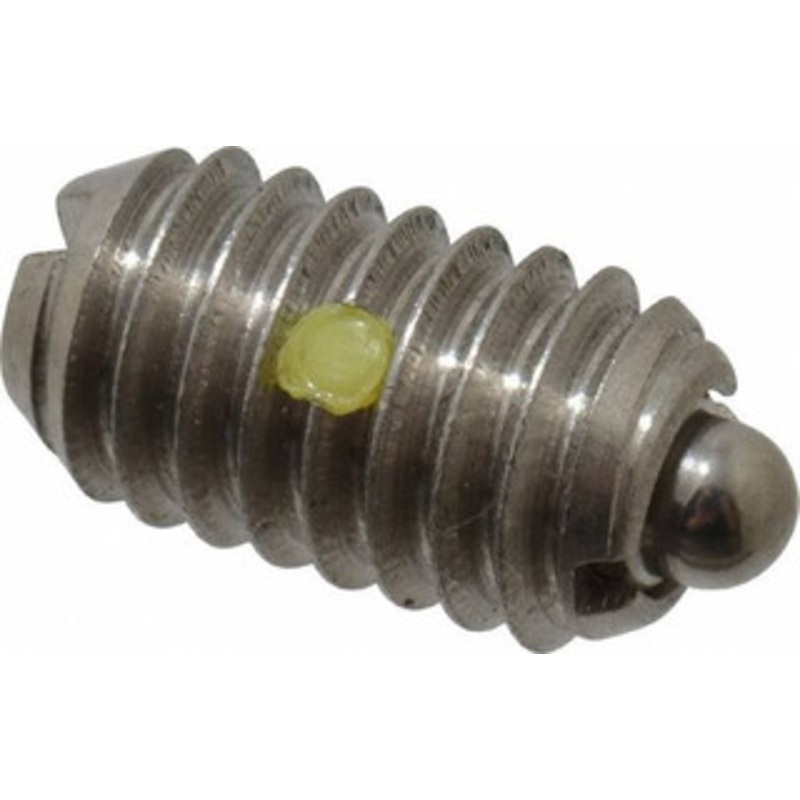 Vlier 5/16-18, 9/16 Thread Length, 1/12 Plunger Projection, Stainless Steel Threaded Spring Plunger 0.135 Max Plunger Diam, 0.562 Plunger Length, 1.25 Lb Init End Force, 4 Lb Final End Force SSM57N – 62117916