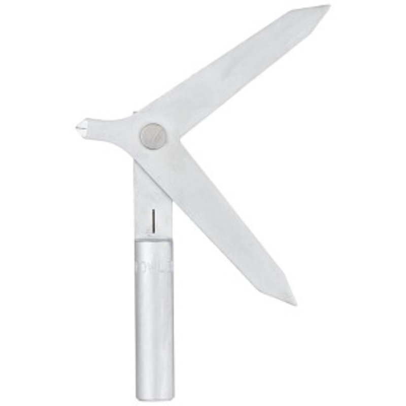 Fowler Center Finder with Satin Chrome Finish, 0.375 Mounting Shank  – 52-577-100